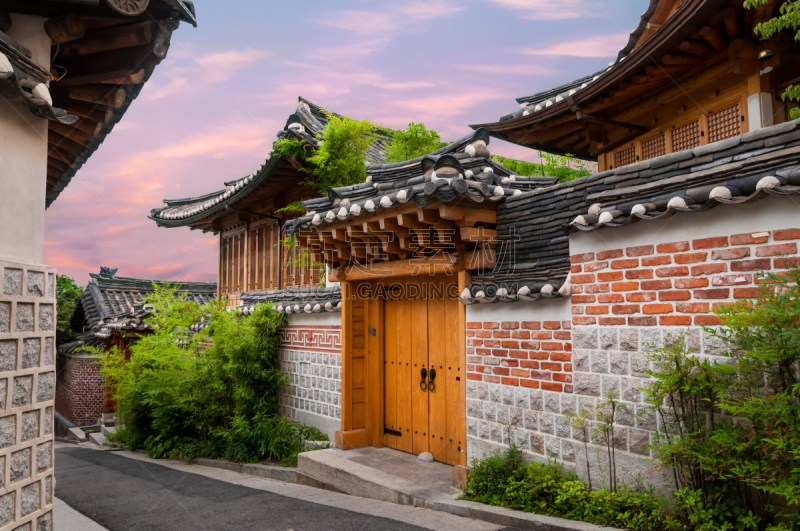 北村韩屋村,首尔,旅游目的地,水平画幅,建筑,无人,韩国,著名景点,朝鲜半岛,摄影