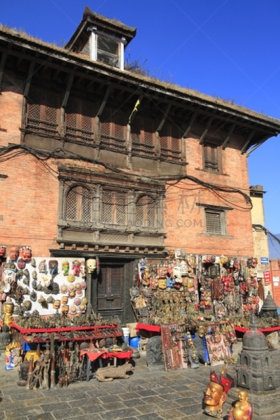 苏瓦扬布拿佛塔,建筑外部,中世纪时代,尼泊尔人,藏族,博达塔,加德满都,寺院,地震,毛石