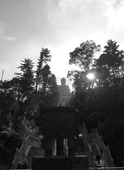 佛,天坛,垂直画幅,天空,灵性,无人,寺庙,巨大的,户外,地形