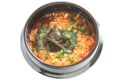 韩国食物,紫苏,面条,白色背景,草本,香料,日本食品,食品,日本拉面,锅