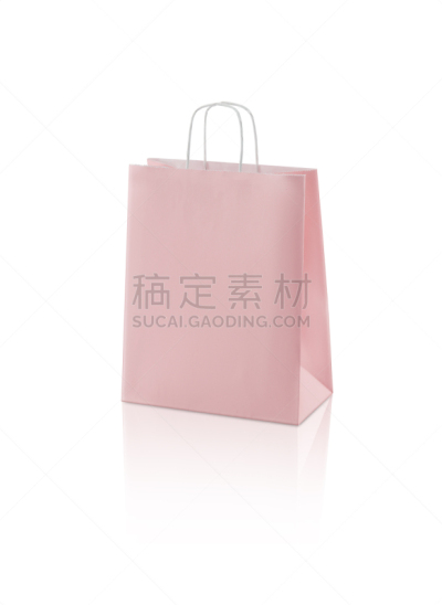 粉色,空的,背景分离,塑胶,交通方式,现代,环保袋,顾客,市场营销