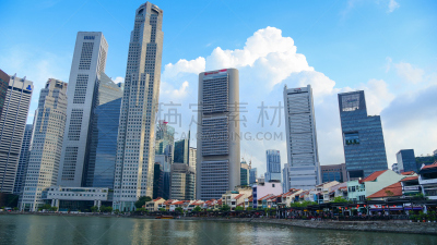 都市风景,新加坡市,城市生活,全景,夜晚,市区路,旅行者,滨水,新加坡河,著名景点
