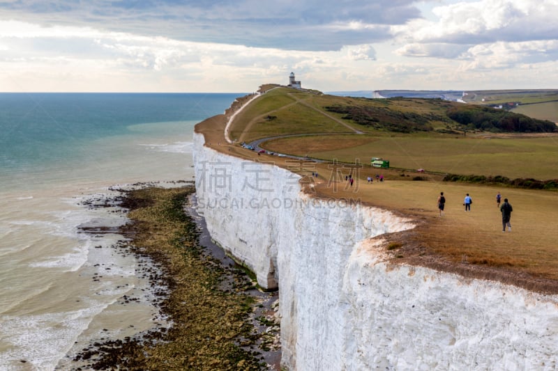 英国,伊斯特本,著名自然景观,一个人,英格兰,著名景点,古典式,19世纪风格,南丘,户外