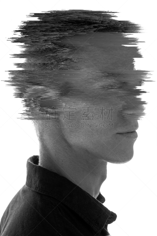 男人,注视镜头