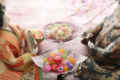 传统,日本,传统节日,糖果店,事件,彩色背景,橙色,皱霰,糖果,甜食