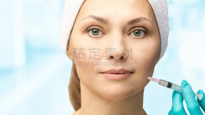 美容院,健康保健,人的脸部,皮肤,女孩,门诊部,女人,美容,注射