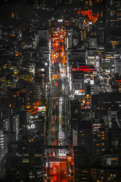 夜晚,图像,交通,城市生活,前灯,沥青,照明设备,汽车,城镇景观,迅速