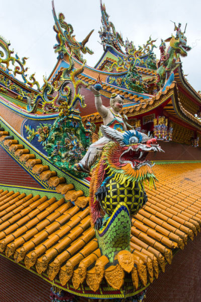 苗族,石南花,九份,龙,垂直画幅,灵性,建筑,瓷砖,瓦,屋顶