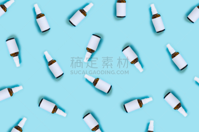 个人随身用品,零浪费,蓝色背景,水瓶,数字0,背景分离,塑胶,简单,瓶子,马克杯