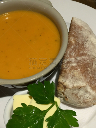 自制的,胡萝卜,健康食物,酵母面包,食品,餐馆,碗,图像,盘子,黄油