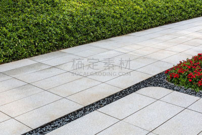 砖,草,路,绿色,灰色,人行道,风景,车道,街道