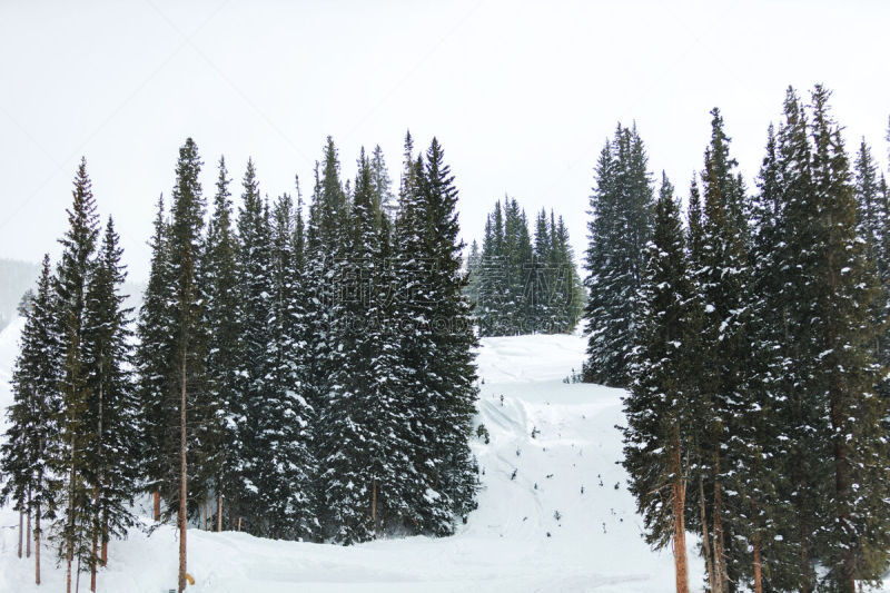 冬季运动,滑雪场,城镇,科罗拉多洛基,山,滑雪