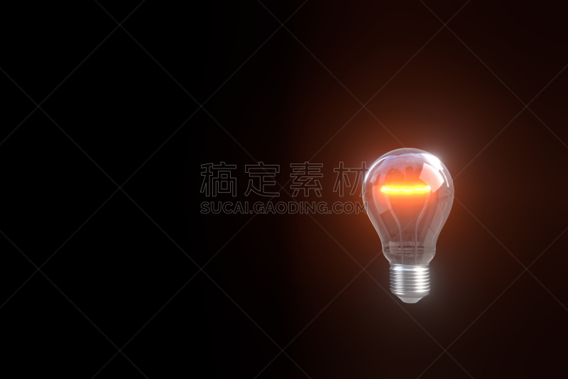 热,想法,三维图形,概念,商务,绘画插图,电,电灯泡,创造力,点燃