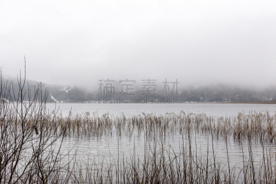 云,风景,博卢,雾,黎明,湖,山,土耳其,云景,曙暮光