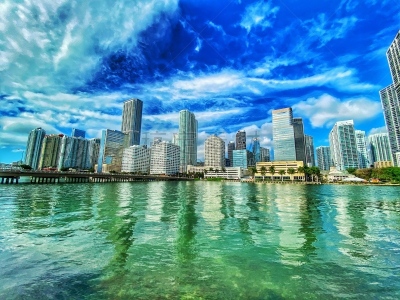 迈阿密,碧琪箕,商务,海港,佛罗里达,现代,著名景点,商业金融和工业,墨西哥湾沿岸国家,水湾