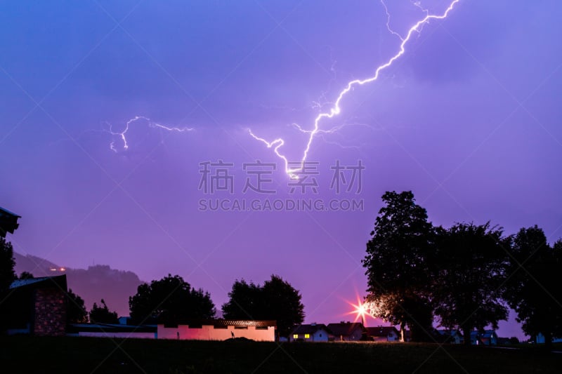 雷雨,天空,夜晚,全球变暖,秘密,气候,暗色,电源,环境,云