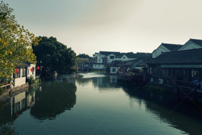 城镇,远古的,漓江,钳夹,水,美,江苏省,水平画幅,无人,传统