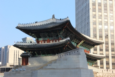 南大门,韩国,无人,大门,图像,水平画幅,著名景点,首尔,摄影