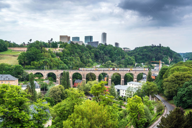 基希贝格,卢森堡公国,商务,城市生活,卢森堡,交通方式,现代,著名景点,拱桥,夏天