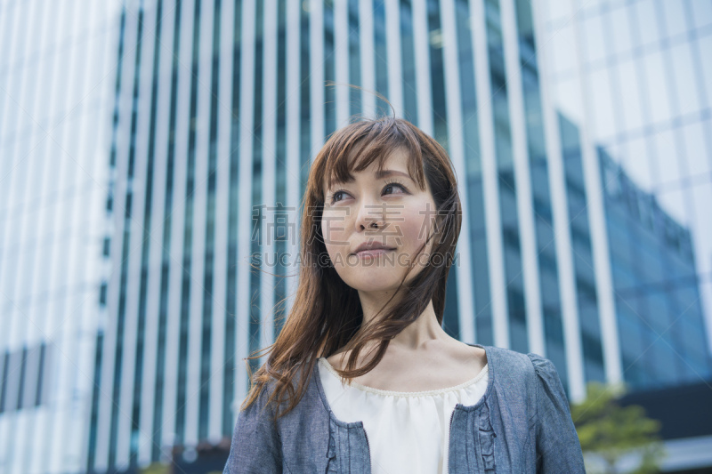 女商人,注视镜头,商务,专业人员,结论,仅日本人,肖像,一个人,远程工作,工作母亲