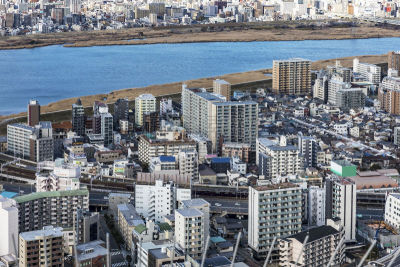 Urban landscape，Osaka ，Japan.
