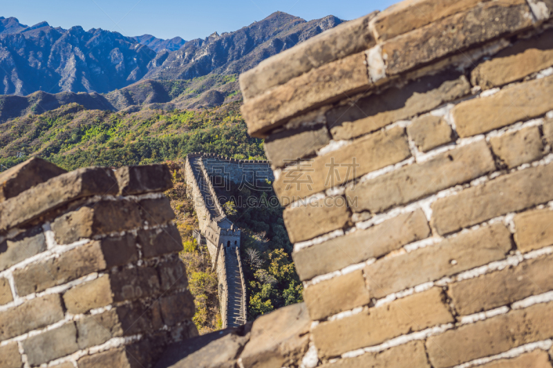 The Great Wall of China. Great Wall of China is a series of fortifications made of stone, brick