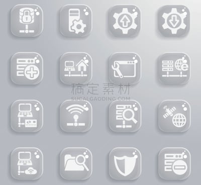 图标集,网络服务器,网线插头,有序,易接近性,随机存取存储器,计算机,背景分离,技术,全球通讯