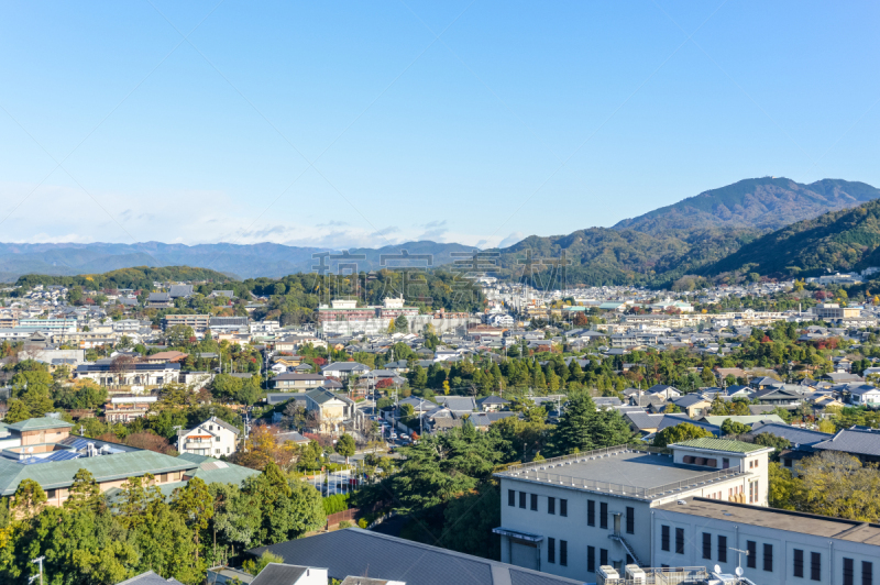 京都府,城市天际线,东山区,神殿,水平画幅,古老的,旅行者,户外,都市风景,现代