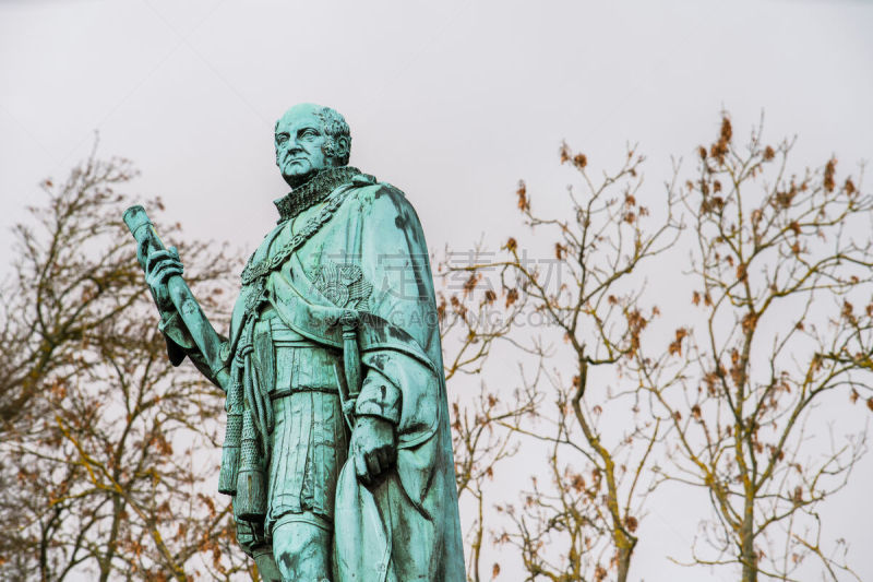 雕像,frederick vi,约克公爵,奥尔巴尼,传统,步行道路,公园,英国,著名景点,散步道