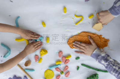 与摄影有关的场景,创造力,儿童游戏陶土,肉汁