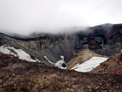 富士山,火山口,云,本州岛中部地区,户外,高处,圆形,晴朗,山脉,白色