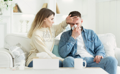 丈夫,女人,前额,危险路段标志,健康保健,妻子,肖像,温度,交通堵塞,异性恋