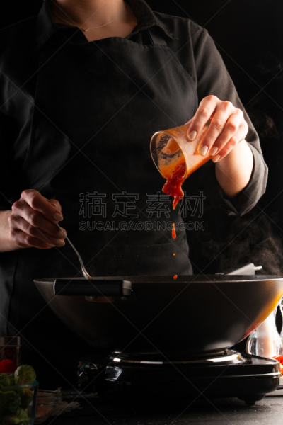 食品,蔬菜,肉,配方,番茄酱,垂直画幅,饮食,边框,锅,主厨