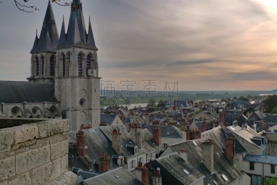 Blois, Loir-et-Cher, France, situated on the banks of the lower river Loire between Orléans and Tours.