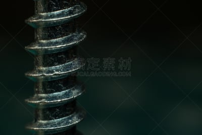 金属,特写,螺丝,黑色背景,不锈钢,部分,一个物体,韧性,钢铁,商业金融和工业