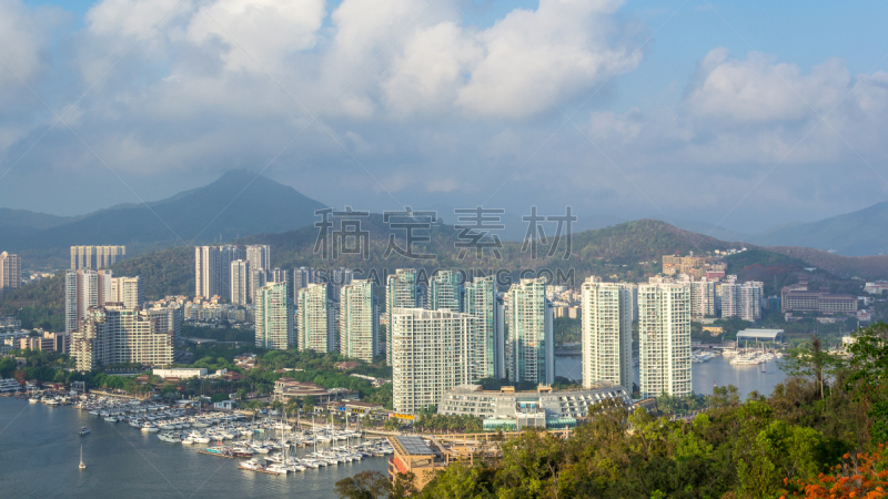 都市风景,三亚,地形,在上面,一只动物,商务,华贵,海港,热带气候,渡轮