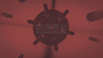 细胞,动物躯干,一个物体,红色,灰色,小的,洞,幻想,未来,科学实验