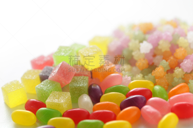 色彩鲜艳,日本,传统,糖果店,果冻,日本点心,珊瑚色,橙色,皱霰,传统节日