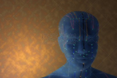 健康保健,针灸模型,人,穿洞的,活力,药,另类生活方式,中国,东亚,中国人