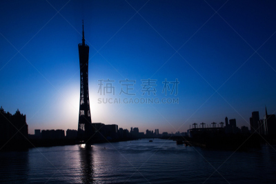 广州,广东省,水,天空,美,水平画幅,夜晚,美人,玻璃,旅行者