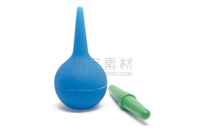 吸液管,蓝色,白色背景,分离着色,绿色,凯内马,个人随身用品,水,水平画幅,塑胶