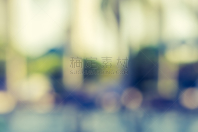 椅子,海滩遮阳伞,酒店,棕榈树,背景,夏天,度假胜地,泳池边,游泳池,蓝色