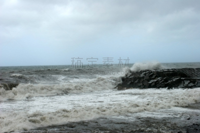 暴风雨,海洋,丰沙尔湾,丰沙尔,海啸,马德拉群岛,水,水平画幅,无人,大西洋