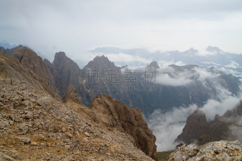 高原,多洛米蒂山脉,地形,布希曼族,罗塞塔,著名自然景观,运动,云,石头