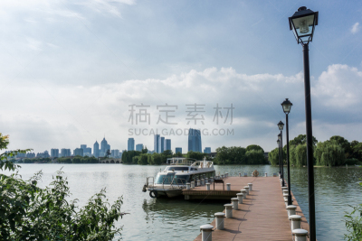 东亚,大门,水,天空,新的,水平画幅,无人,户外,湖,都市风景