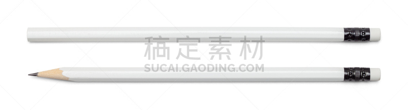 铅笔,白色,空白的,留白,办公用品,美国,水平画幅,全景,不明确的地点,写字器具