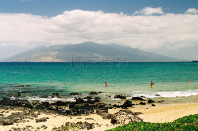 夏威夷大岛,风景,奇黑海滩,布莱克曼,基黑,可那海岸,避暑圣地,考艾岛,水,天空
