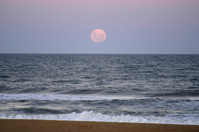 月亮,punta del este,海啸,安东尼奥·高迪,乌拉圭,水平画幅,夜晚,无人,户外,海滩