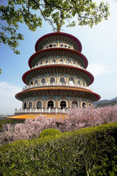 寺庙,天空,樱之花,青绿色,九份,茶馆,垂直画幅,里山,山,夜晚