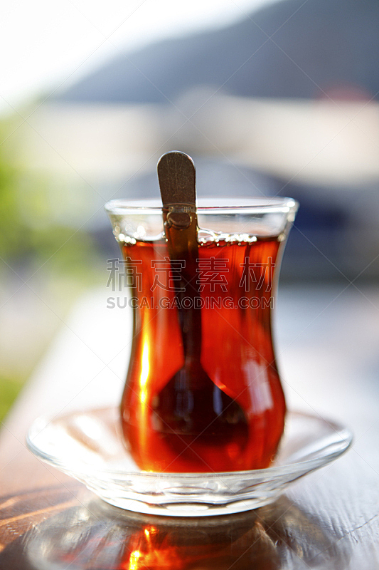 茶,茶匙,红茶,阴影对焦,垂直画幅,芳香的,无人,茶碟,热饮,饮料
